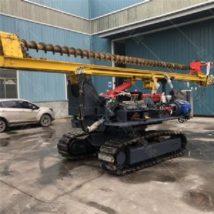 履帶光伏鉆孔機，光伏螺旋鉆孔機報價(jià)